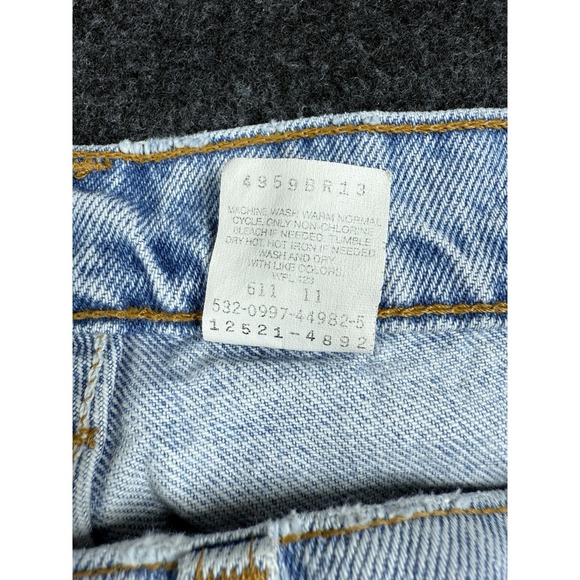 Vintage 1999 Levi's 512 Slim Straight Blue Jeans - Picture 6 of 16